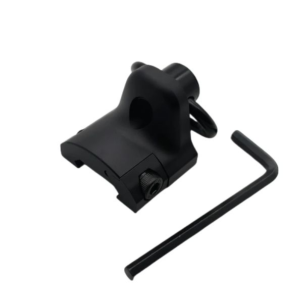 Accessori NUOVI imbracatura tattica Servello girevole GS GS Montaggio Mtero Fermata Picatinny Rail Mount Base 20mm Collegamento dell'anello di imbracatura QD