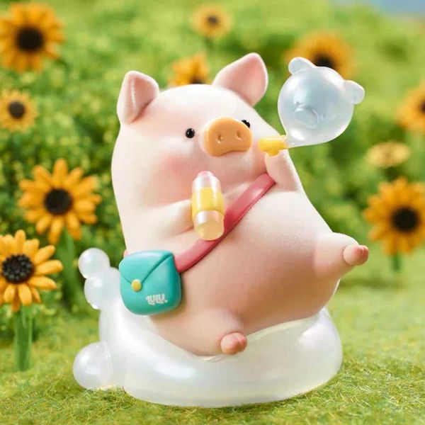 Besti Blind Lulu The Piggy Travel Series Blind Box Toys Surprise Mystery Box Kawaii Anime Action Figures Desktop Ornaments Girls Gift Y240422