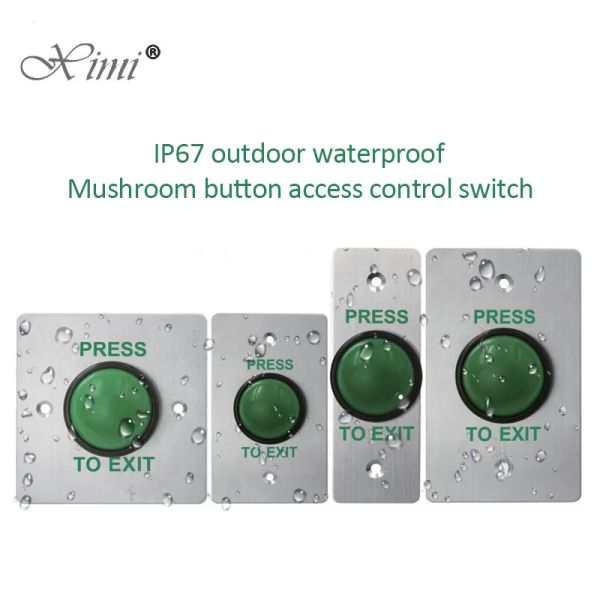 Gannelli in acciaio inossidabile interruttore a campana del campanello Pannello IP67 IP67 Waterproof for Access Control Lock Logo