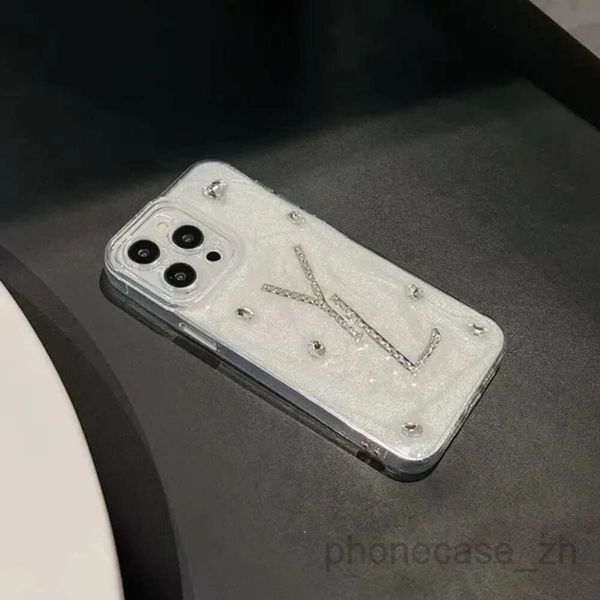 Tasarımcı Krem Boya Phonecase Shell Moda Temiz Telefon Kılıfları İPhone 14 Pro Max 13 12 11 XS Lüks Mektup Telefon Kılıfı Kapak 238
