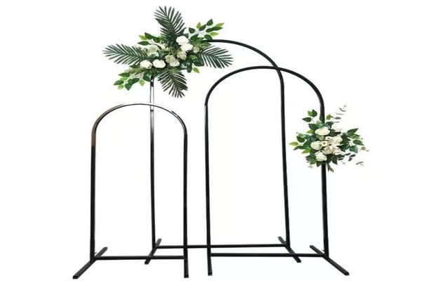 Decorazione per feste 3pcsset pubblicità stand billboard cornice da sposa arco arco sfondo di compleanno decoro benvenuto iron6804912