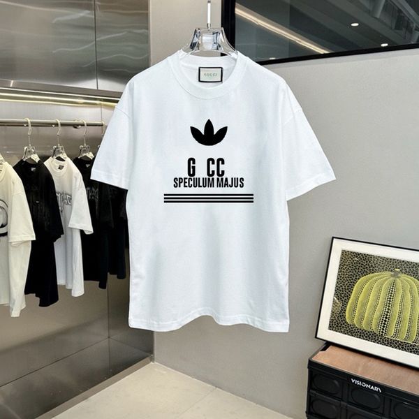 G Marka Lüks T-Shirts Tasarımcı Tişört Erkekler için Yumuşak Pamuklu Tees Ortak Marka Yaz Top Euro Boyut