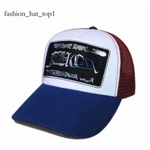 Chrom Hesrts Baseball Blume 23SS CH Cross Chrom Herren Snapbacks Blue Hats High Women Schwarz Qualität Cap Designer Brand Caps Chrom EssTenials 7883