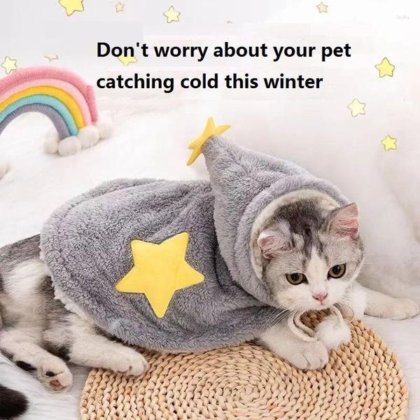 Köpek giyim evcil hayvan kalınlaşmış pijamalar kedi yorgan pelerin uyku pedi kış