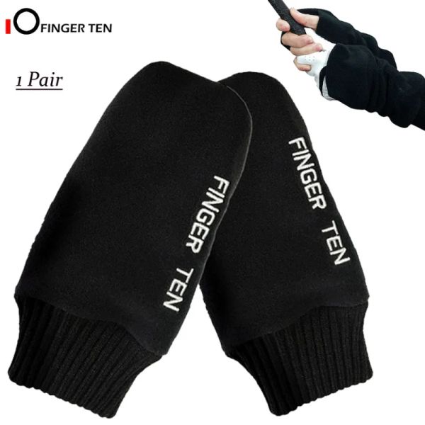 Handschuhe weich bequeme Pull -Up Winter Golfhandschuhe Männer STORS MITTEN WARM FLEICE bei kaltem Wetter für Männer Frauen Drop Shipping