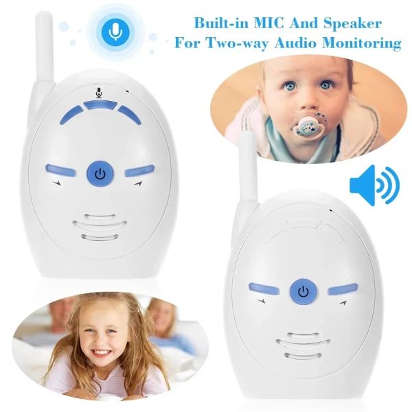 Monitor vivette Wireless Kids Baby Monitor Talkie Audio Radio Nanny InterGa Cry ANNERM ELETTRICE BABYSITTER SURVEILLANCE SURVEILLANCE CAMERA