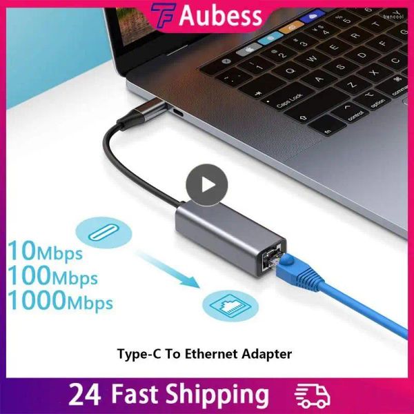 3.0 bis 2,5 g Ethernet -Adapter -Netzwerkkarte RTL8156B 2500/1000/100Mbit/s USB 3.1 Gigabit RJ45 LAN -Controller für Laptop -Desktop