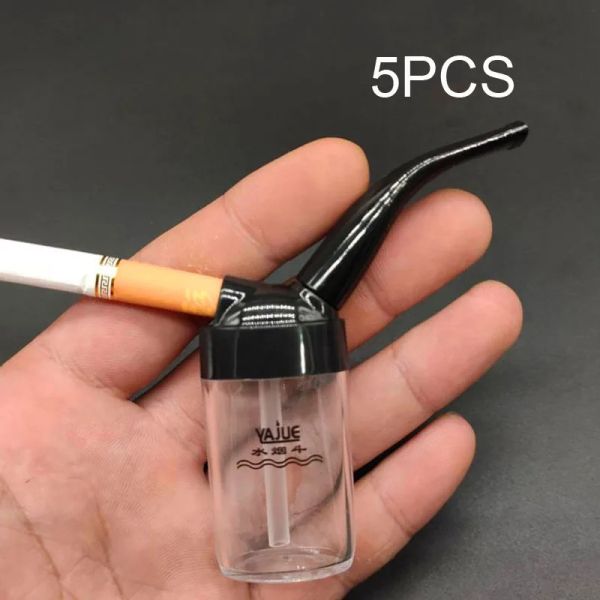 Purificatori 5pcs pipa fumatori pipa pipas mini narghilter filtro tubo d'acqua per tubo di sigaretta per fumo gadget per uomo regalo