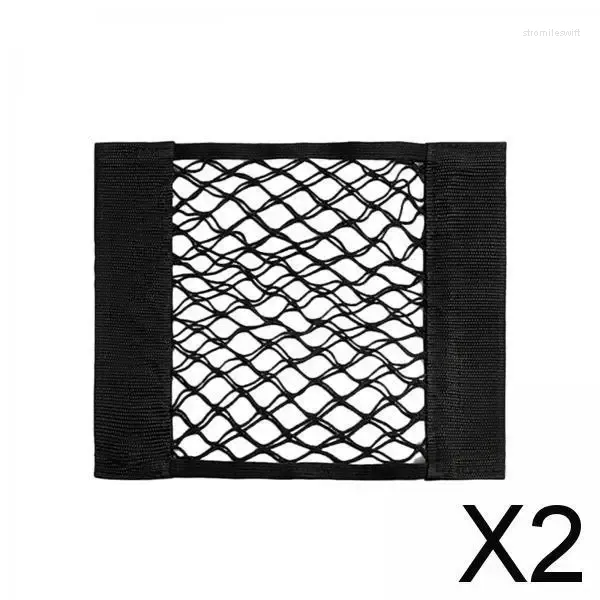 Sacos de armazenamento 2-4pack RV Mesh Net com adesivos de fita adesivos para barcos tronco