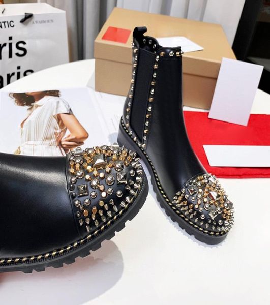 Sellwomen Chunky Heel Working Shoe Modotcycle Western Rivet Crystal Bee Star Desert Rain Boots Winter Snow Ankle7195900