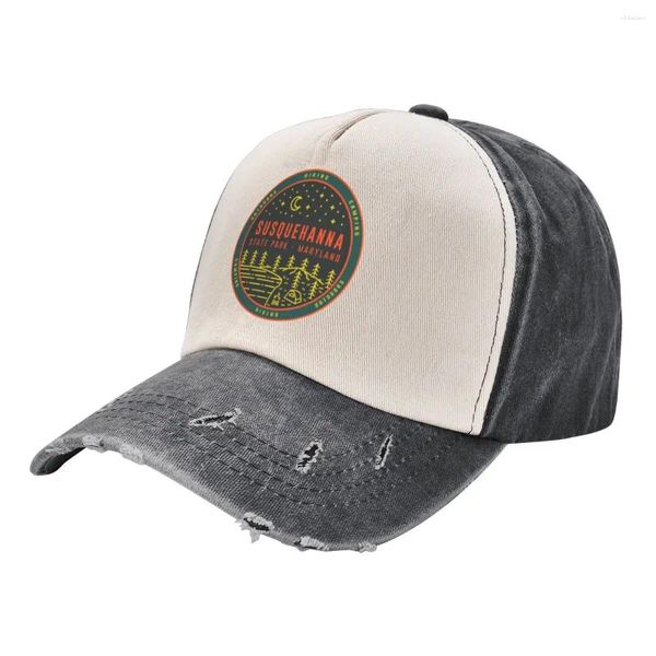 Top Caps Susquehanna State Park Sketch logo beyzbol şapka şapka adam lüks büyük boy dağcılık kadın erkekler erkekler