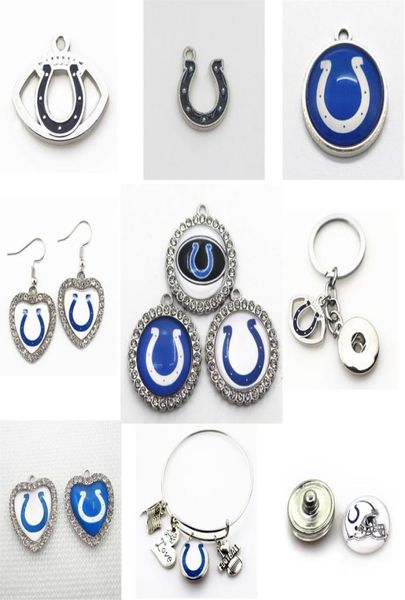 Team di calcio americano InPolis Charms Colt Dangle Charms Sports Sports Bracciale Collana Bracciale Cioncentro Gioielli sospesi Charms1442516