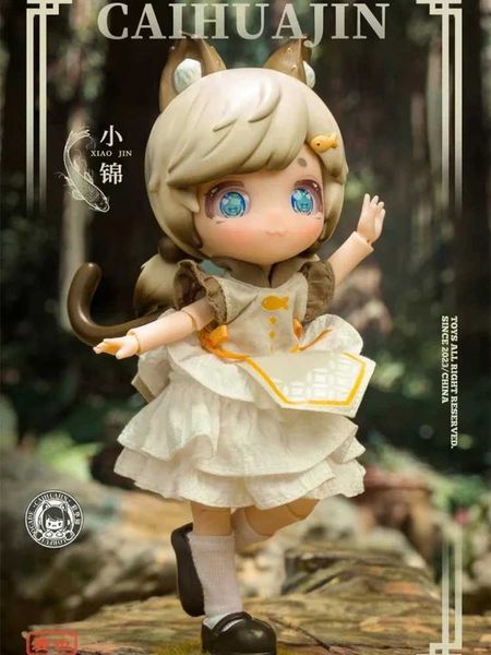 Слепая коробка Красочная парлавая серия серии слепых игрушек 1/12 BJD Подвижные куклы Kawaii фигура Сюрприз Сюрпризы модель модели детской подарки на день рождения y240422