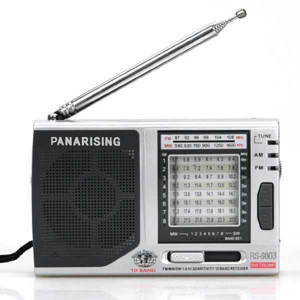 Rádio Mini Rádio Multiband portátil com Signal FM/AM/SW Radio