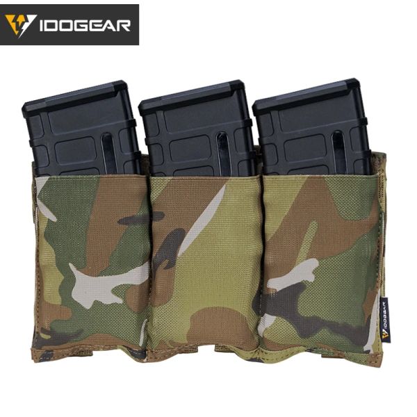 Holster Idogear 5.56 Magazine Pouch Tactical Fast Draw Molle Mag Beutelträger dreifach Open Top 3555