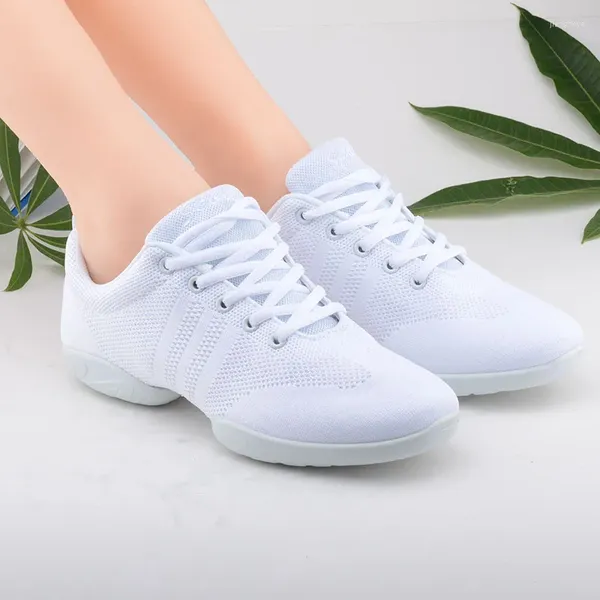 Scarpe casual Wedopus 2024 Funzione sportiva Sneakers di danza del respiro morbido per donna praticare il jazz moderno