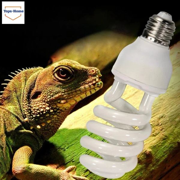 Iluminação 10.0 UVB 13W Reptile lâmpada Lâmpada UV Anfíbio Vivário Tartaruga Tartaruga Snake Pet Energy Energing Aquecimento Iluminação 110V