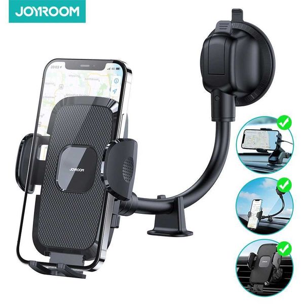 Мобильный телефон держателя holders joyroom Portable Car Phone Dellower Long Arm Mobile Car Держатель для мобильной поддержки телефонной машины для iPhone Samsung Y240423