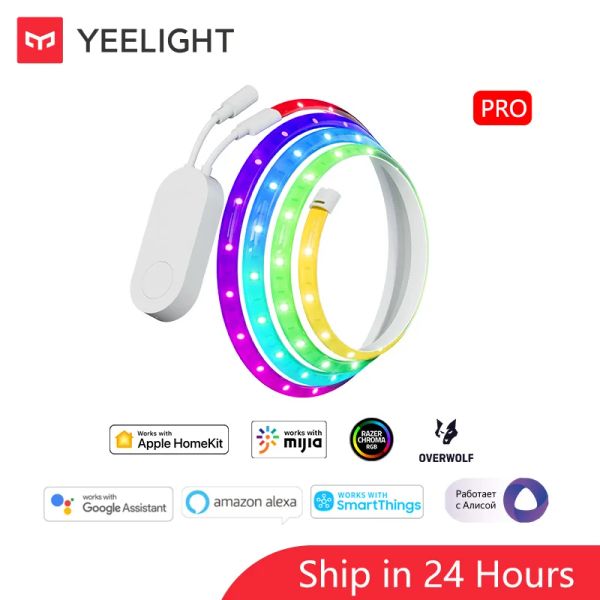 Control Yeelight Smart LED Lightstrip Pro Chameleon Light Strip Color RGB Ambilight Game Sync Work com Apple Homekit Xiaomi Mi App Home