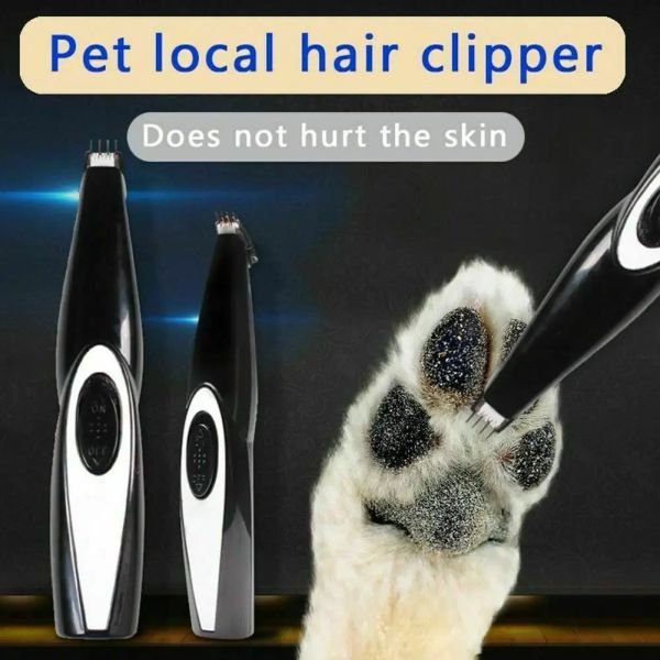 Clippers Pet unhas Trimmer Grinder Cat Dog Ferramenta de limpeza elétrica cortador de cisalhamento elétrico Cortador de cabelo recarregável USB Corte