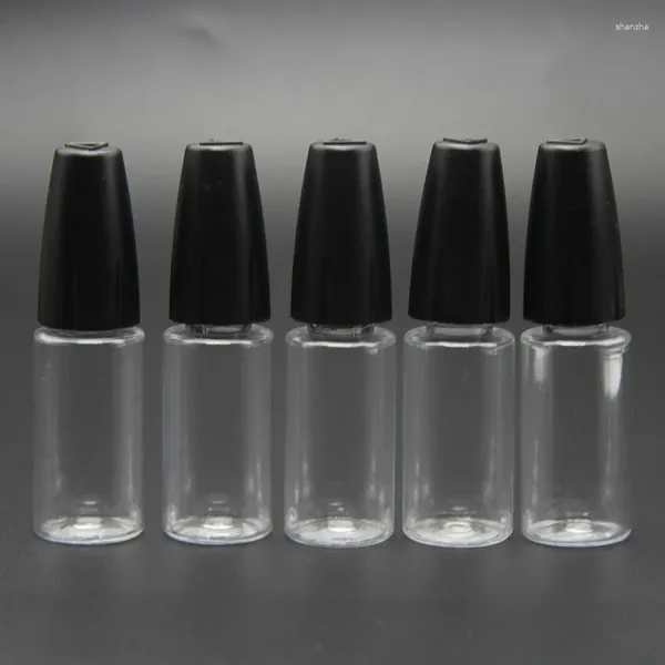 Garrafas de armazenamento 10pcs vazias recarregáveis 10 ml de agulha giratper Distribuidor de frasco transparente para solda de resina vape fumando jarro líquido líquido