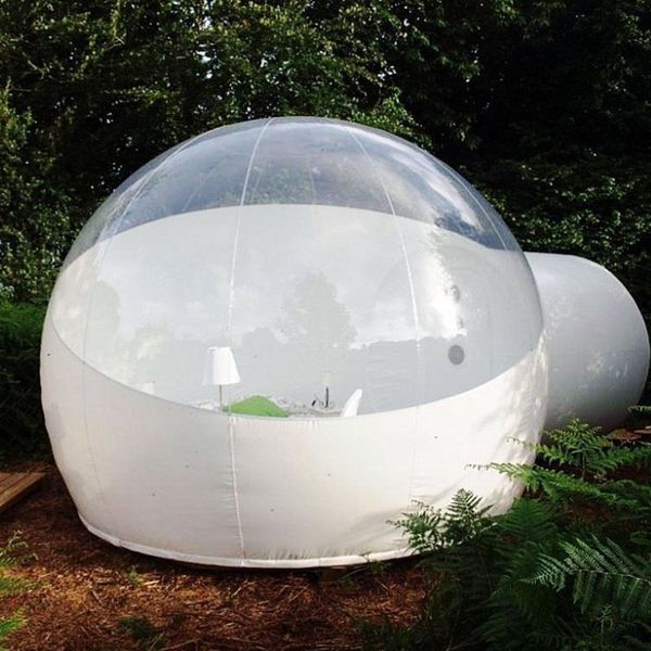 Çap için Bubble House 4M Clear Tent Dome Aile Tatil Fabrikası Bütün Blower227b