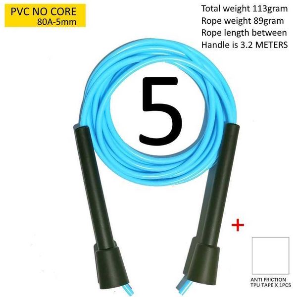 Jump Ropes Neverholate RA Forma maniglia di 3,2 metri di lunghezza 11 piedi a doppia velocità doppia corda di corda salta tecnica Fitness crossover Y240423