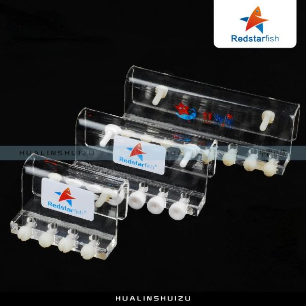 Zubehör Redstar Fish 4/6/8 Wege Acrylaquarium Dosierung Pumpenschlauchhalterhalter Fischtank Burette Röhrchen Hängende Halterung Accessoires