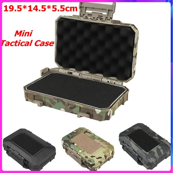 Borse tattiche su ingranaggi scatola portatile mini toolbox toolsoft per paintball sparare esterno da combattimento da gioco cs impermeabile impermeabile