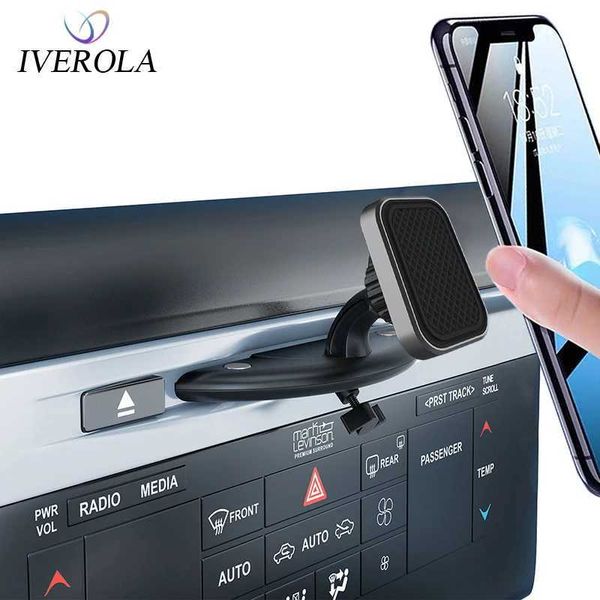 Montaggio del telefono cellulare Holder Univola Magnetic Car Phone Phone Solt Cradle Cradle Solto di rotazione 360 Supporto per il supporto per rotazione per iPhone 11/Samsung Y240423