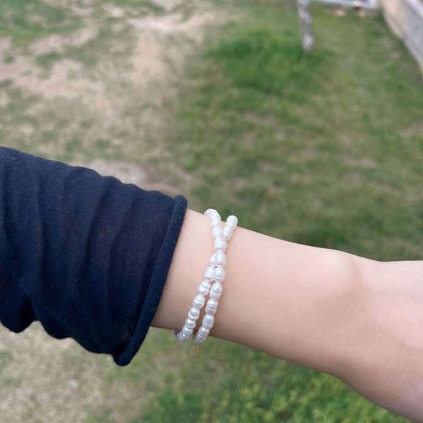 Con collana di perle xiaomi e due indossare bracciale, perla d'acqua dolce naturale, accessori Taigang, versatile xiu _ yun yi gioca a casa