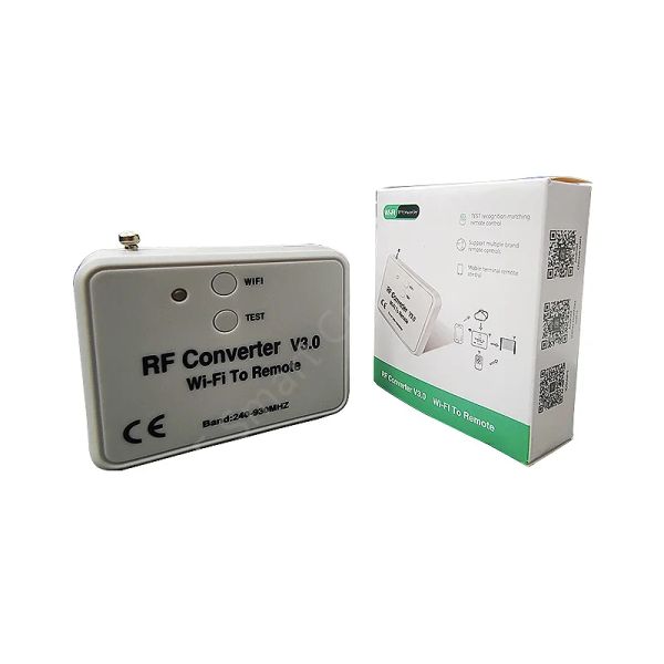 Controle 2022 Novo Wi -Fi Wireless Universal para RF Converter Phone em vez de controle remoto 240930MHz para casa inteligente