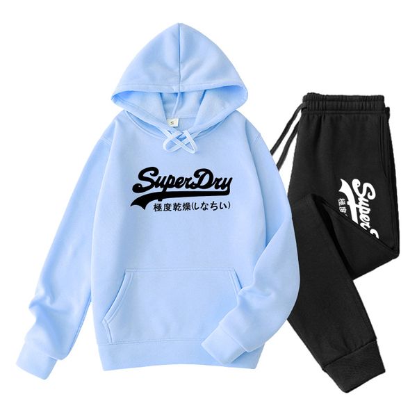 Designer New Fashion Mens Clothing Pullovers Sweatshirt Sets Männer Tracksuits Hoodie Zwei PCs + Hosen Sporthemden Herbst Winterstrecke Anzug