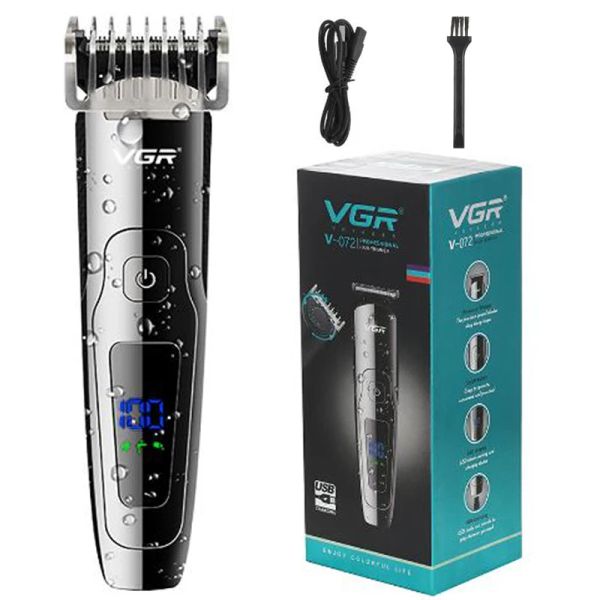 Trimmer VGR Kordeless professionelles Haar Trimmer Verstellbarer Bart Trimmer für Männer elektrische Haarschneidemaschine Haarschnitt Gesicht