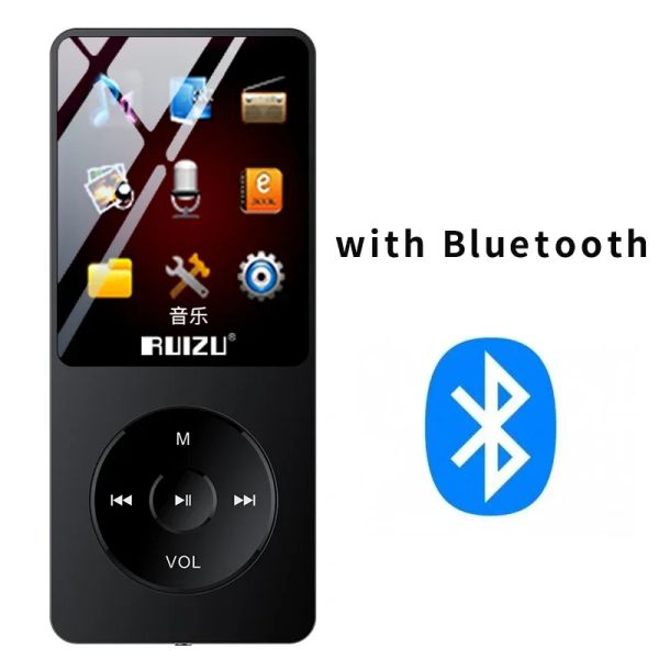 Player Ruizu X02 Music Player Music Portable Sport Walkman con supporto da 1,8 pollici FM RADIO COLLO COLLO COLLO COLLO PLAYER MP3 Bluetooth