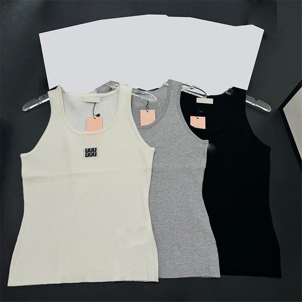 Letter Women Tanks Tanks Sexy Sleeveless Tops Designer Luxury Summer Vest Summer Top Cromated canotti