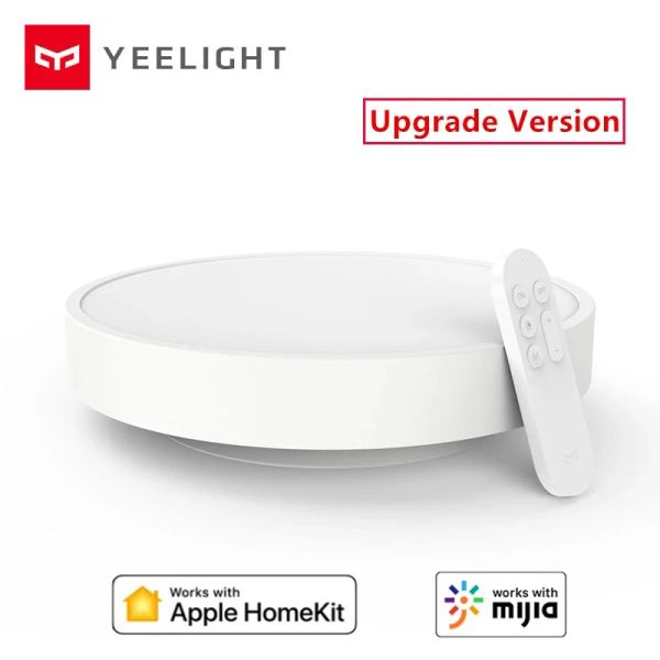 Controle Yeeelight teto Light LED Smart LED Lâmpada Controle de brilho ajustável 32 cm de iluminação doméstica à prova de poeira Trabalho com Mijia app homekit