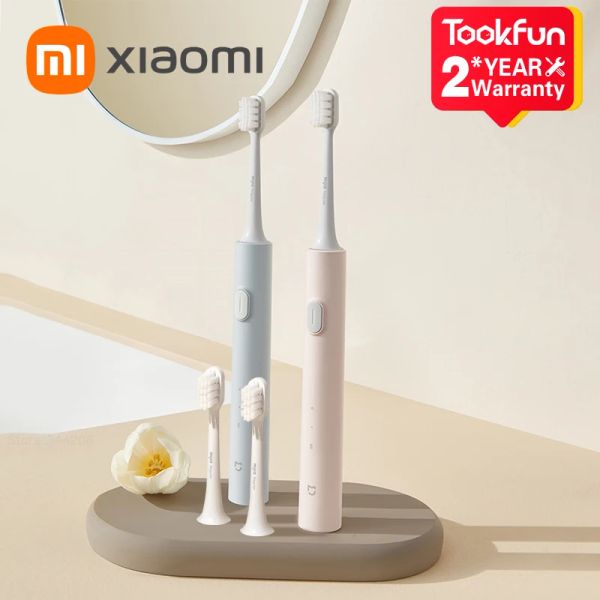 Teste 2024 Xiaomi Mijia T200 Sonno elettrico Sonic Electric Portable IPX7 Imploratura impermeabile a ultrasuoni Denti Cleaner Vibrator Ultrasonic