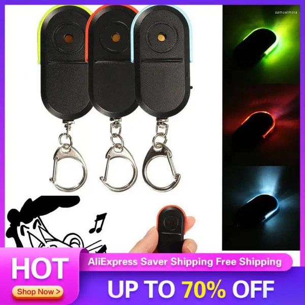 Keychains Key Tracker Localizador de LED fácil de usar para sacos anti-perdido Longo de duração de bateria longa elegante