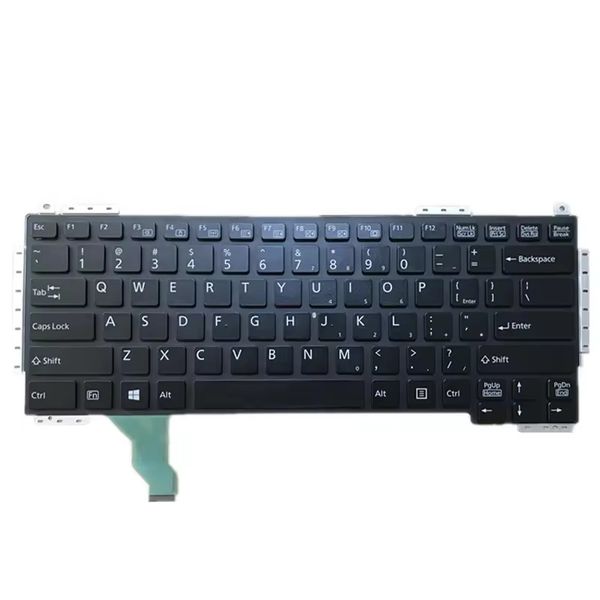 Оптовая ноутбук клавиатура для Fujitsu Lifebook S904 S935 T904 T935 T936 U904 US N860-7839-T101 CP660833-01 Black без подсветки