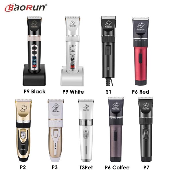 Clippers Baorun P2 P3 P6 P9 S1 Dog Hair Clipper Professional Pet Grooming Trimmer Shaver Catter Cutter Electric Antry Antry Antry Machine