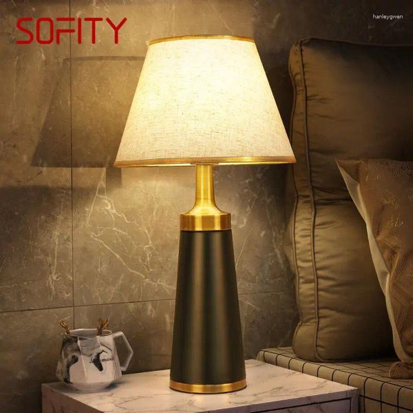 Tischlampen Sofity Moderne Lampe LED Touch Dimmen kreative nordische Mode Einfacher Schreibtisch Licht für Wohnzimmer Schlafzimmerstudium