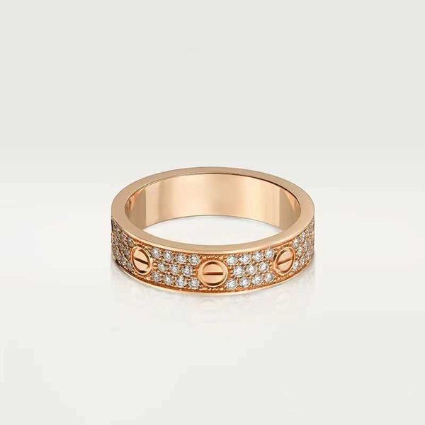 Sternenring Liebe Ringe liebevolle lebenslange beliebte ring männliche und weibliche Diamantringpaar Full Diamond Light Luxus Ehering Geschenk für Frau