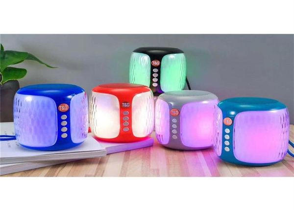 TG611 COLORE LIGHT COLORE MINI Mini Bluetooth Speaker Sport Sport Batteria Sport Ingresso di ricarica 5V500MA Colonna portatile Speake6929523