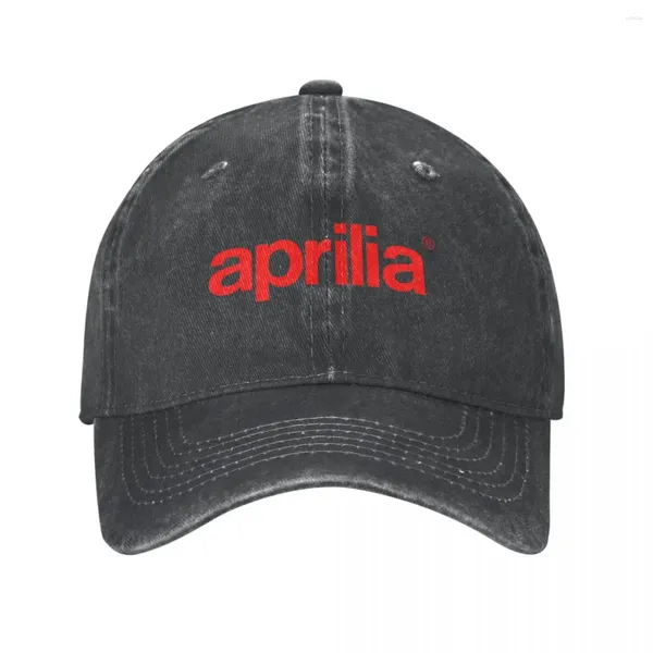 Ball Caps Aprilia Racing Motorcycle Moto Team Baseball Cap Vintage Degensed Denim Snapback Hat Unisex Outdoor Summer