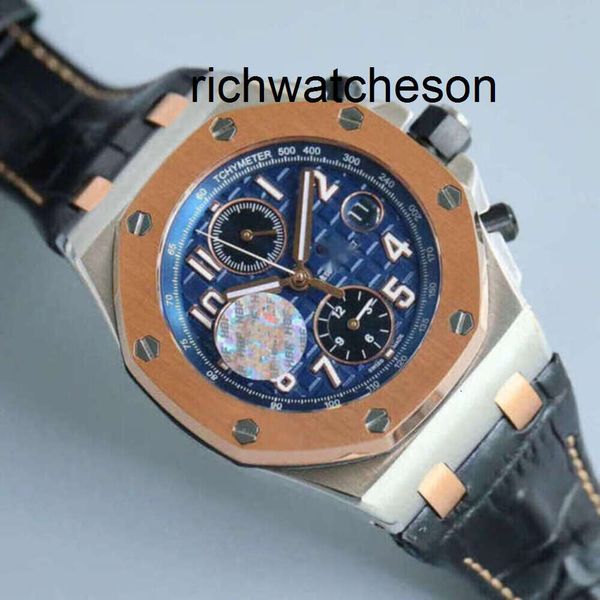 AP Menwatch Chronograph Men APS Дизайнер Diamond Luxury Watch AP Incrusted Watch Watches Menwatch 024f Superclone Swiss Auto Mechanical Movement Uhr Al