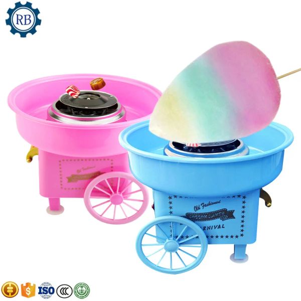 Processadores NOVO Design Design Tipo conveniente Cotton Flety Fazendo perda de máquina Máquinas/algodão Candy Floss Machines for Europe Market