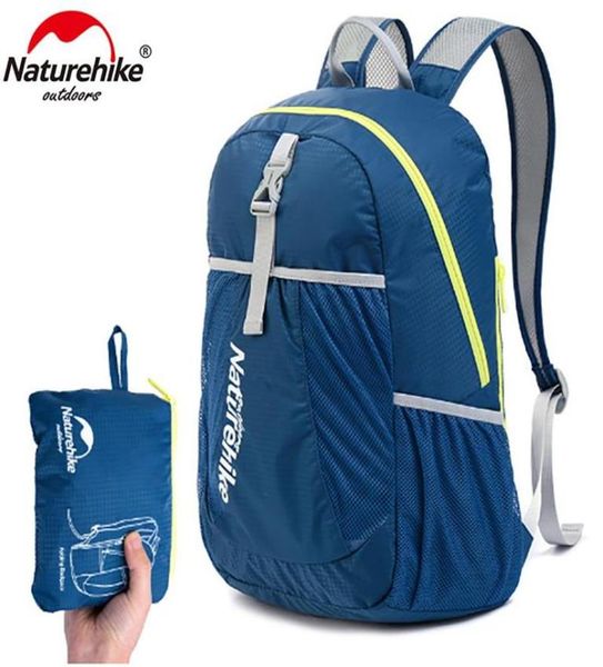 NatureHike Waterproof Sports Backpack Men Women Women Travel Backpacks Borse School Borse UltraLight Grande Affari Strama da campeggio all'aperto
