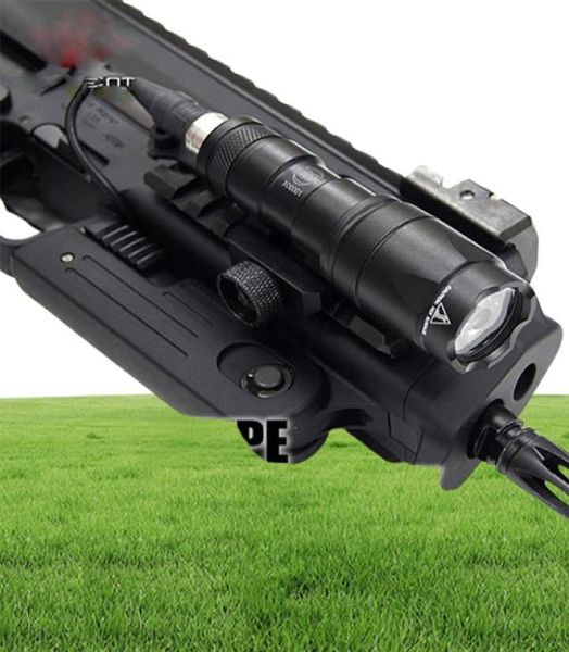 Tactical SF M300 Mini Scout Light M300A LED Mini Scout Lanterna Luzes da pistola Black4309885