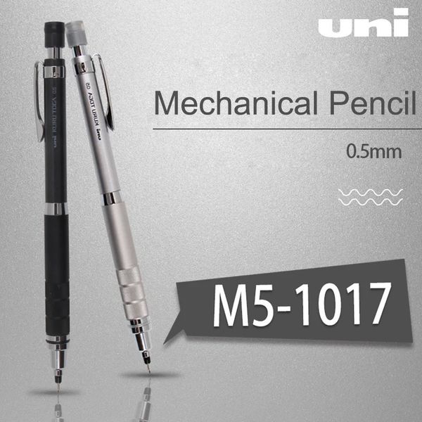 Japão UNI M5-1017 Kuru Toga Metal Lápis mecânicos de 0,5 mm de líder à prova de quebra Rilakkuma Supplies de papelaria Infinito lápis 240417